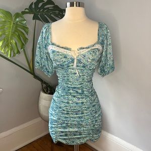 🌼🫐FOR LOVE AND LEMONS BODYCON DRESS🌼🫐